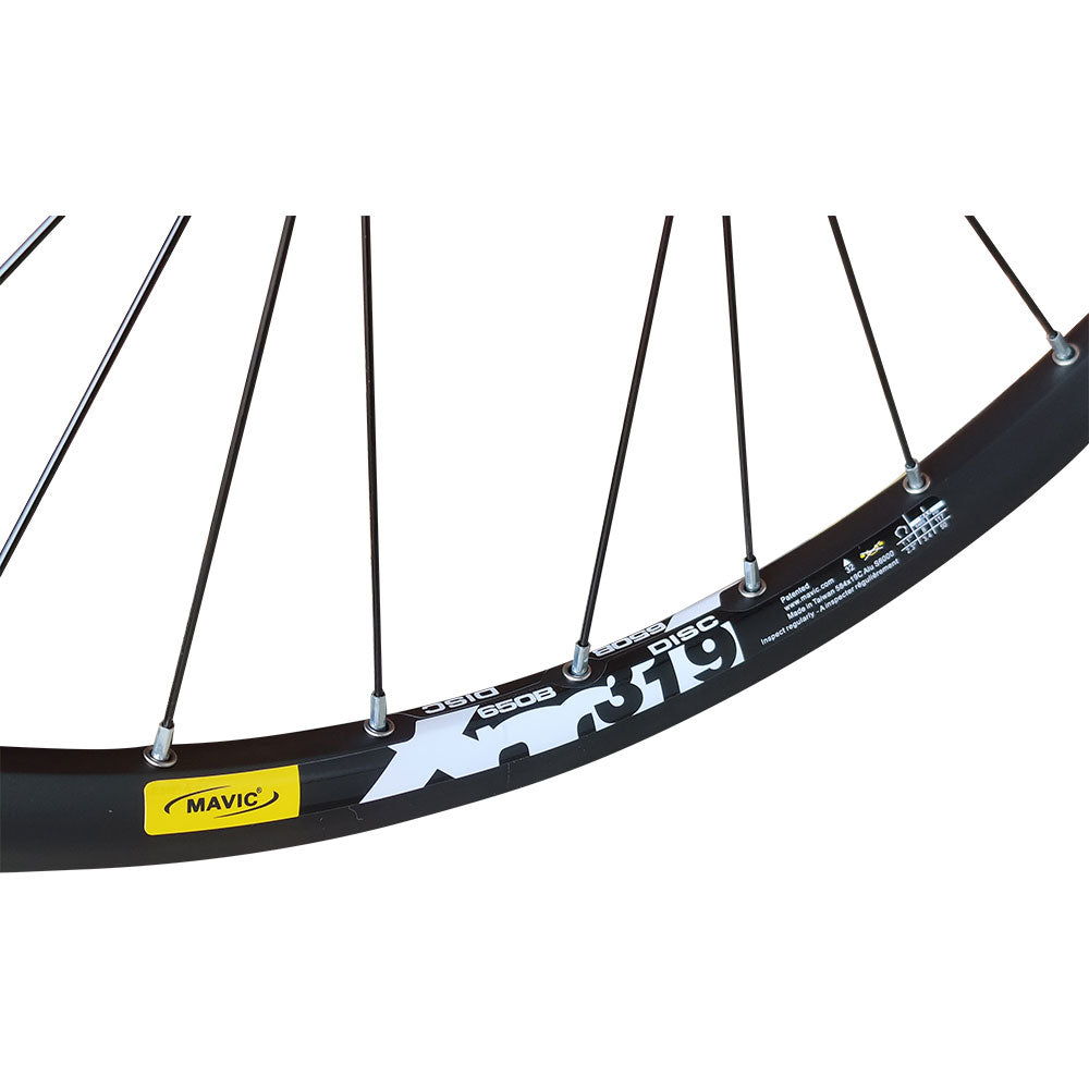 Mavic XM319 27.5” MTB Wheel Set – 6-Bolt Disc – QR – 19mm Rim – 7–10 Speed