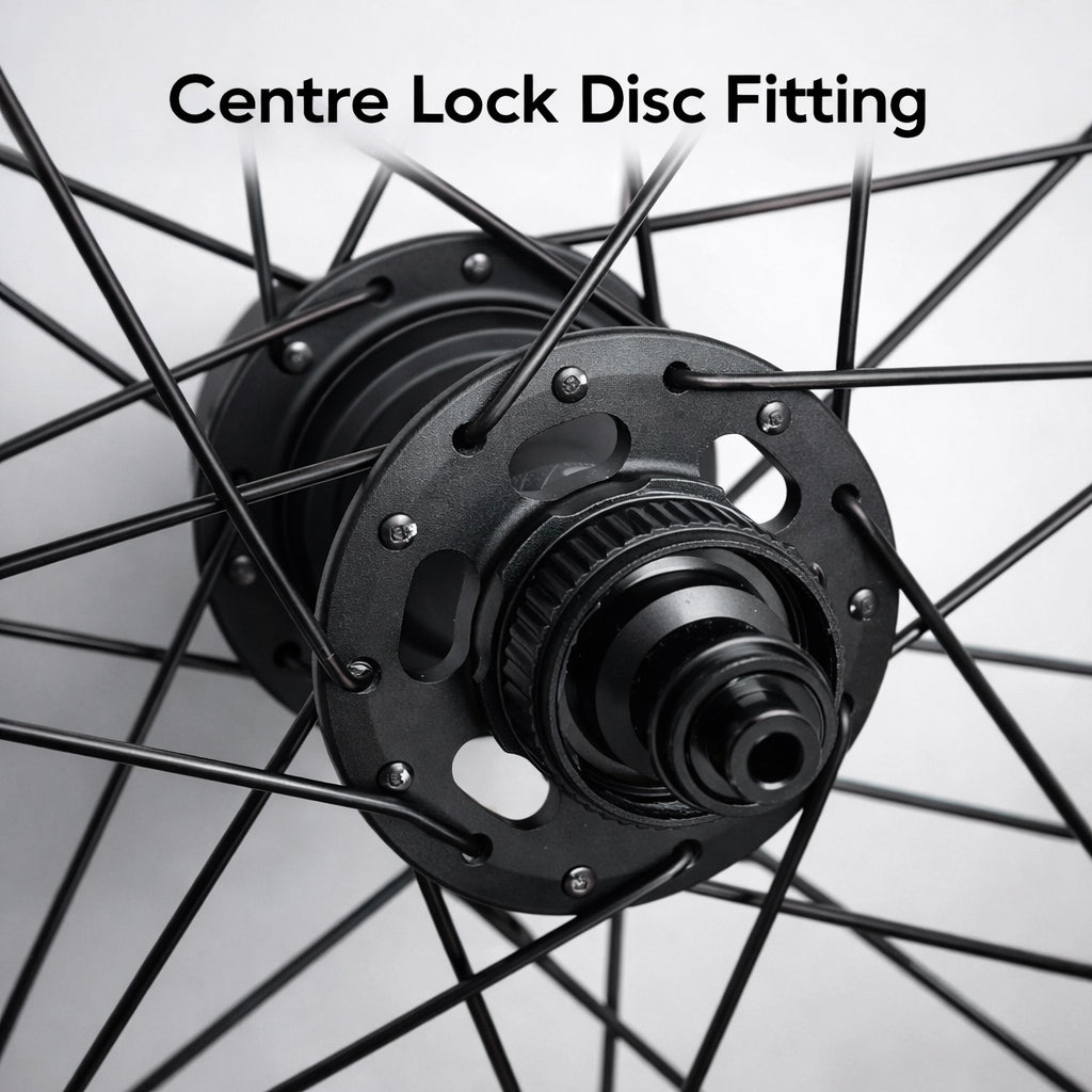 700c Road Rear Wheel – Center Lock Disc (6-Bolt Disc Compatible) – QR / Thru Axle – 20mm Rim – Tubeless – Performance Hub – HG / XDR / MS / Campagnolo – 930g