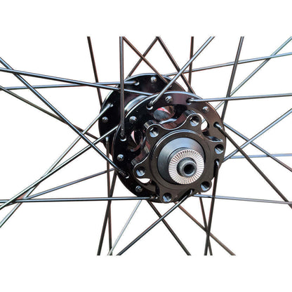 700c Hybrid Wheel Set – 6-Bolt Disc – QR – 25mm Rim – Tubeless Compatible – 7–11 Speed