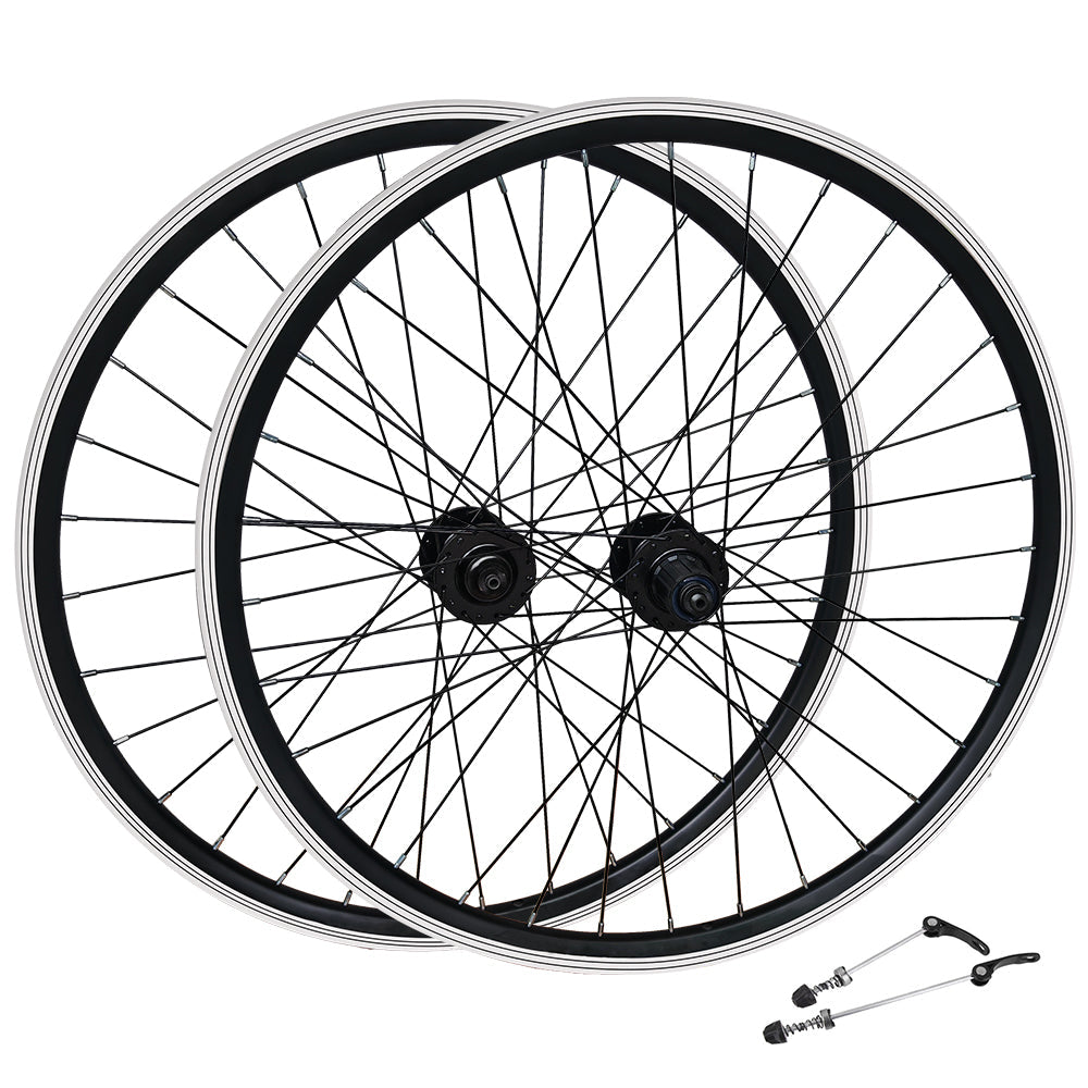 26” MTB Wheel Set – Rim & Disc Brake – QR – 19mm Rim – 7/8/9/10 Speed