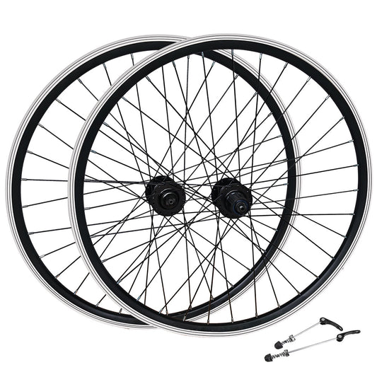 26” MTB Wheel Set – Rim & Disc Brake – QR – 19mm Rim – 7/8/9/10 Speed