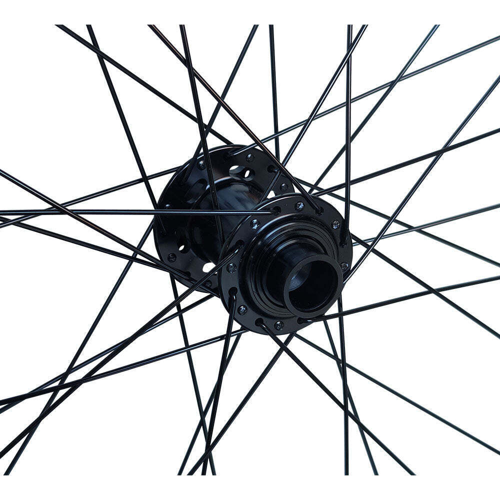 26" (ETRTO 559x25) Rear 10x135 / Front 15x100 Dirt Jump Bike MTB Disc Single Speed Wheelset - 6x3 Pawls Taiwan Sealed Bearings Hubs - DT Swiss Champion Spokes - Tubeless Compatible