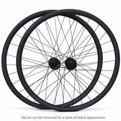 700c Hybrid / CX / Gravel Wheel Set – Center Lock Disc – QR / Thru Axle – 25mm Rim – Tubeless Compatible – Performance Hubs – HG / XDR / Microspline / Campagnolo – 8–12 Speed – 1715g
