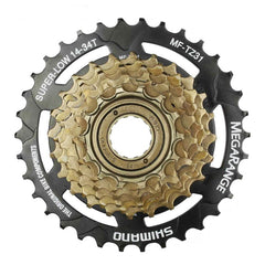 QR 26″ (ETRTO 559x19) Mountain Bike REAR Wheel Shimano 6/7 Speed Freewheel - Sealed Bearings Hub - Rim & Disc Brake Compatible - Double Wall