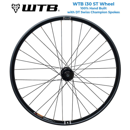 WTB ST i30 29” MTB Front Wheel – 6-Bolt Disc – 15×110 Boost Thru Axle – 30mm Rim – Tubeless Compatible – Performance Hub