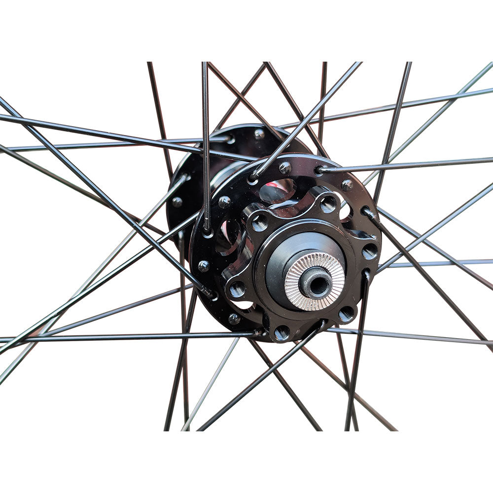 Carrera Vendetta 27.5” MTB Wheel Set – 6-Bolt Disc – Boost 141mm QR – 30mm Rim – Tubeless Compatible – 9–12 Speed