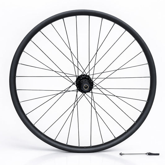 29” MTB Rear Wheel – 6-Bolt Disc – QR – 25mm Rim – Tubeless Compatible – 7–11 Speed