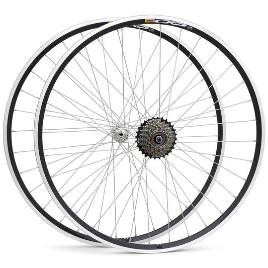 Mavic CXP 700c Road Wheel Set – Rim Brake – QR – 15mm Rim – 6/7/8 Speed Freewheel