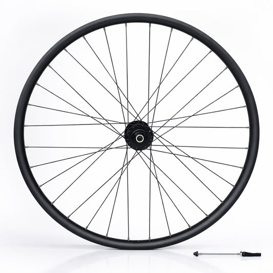 27.5” MTB Front Wheel – 6-Bolt Disc – QR – 25mm Rim – Tubeless Compatible