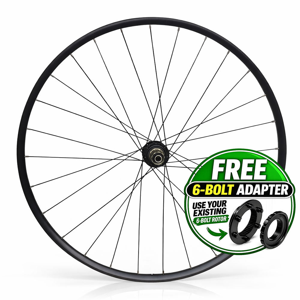 700c Road Rear Wheel – Center Lock Disc (6-Bolt Disc Compatible) – QR / Thru Axle – 20mm Rim – Tubeless – Performance Hub – HG / XDR / MS / Campagnolo – 930g