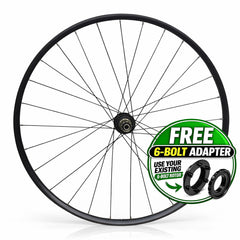 700c Road Rear Wheel – Center Lock Disc (6-Bolt Disc Compatible) – QR / Thru Axle – 20mm Rim – Tubeless – Performance Hub – HG / XDR / MS / Campagnolo – 930g
