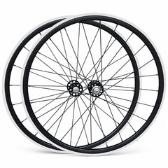 700c Fixie / Fixed / Single Speed Wheelset – Rim Brake – Bolt-On Axle – 15mm Rim – Tubeless Compatible – Carbon Flip-Flop Hub – 1650g