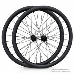 700c Road Wheel Set – Center Lock Disc – Thru Axle – 38mm deep section Rim – Tubeless Compatible – Performance Hubs – HG / XDR – 8–12 Speed – 1680g