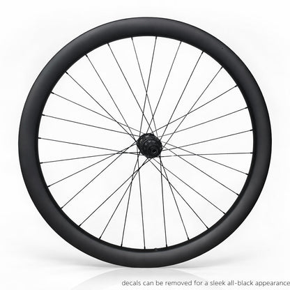 CARBON FIBRE 700c Road Rear Wheel – Center Lock Disc – QR / Thru Axle – 22mm Rim – Tubeless Compatible – Performance Hubs – HG / XDR / Microspline – 8–12 Speed – 800g