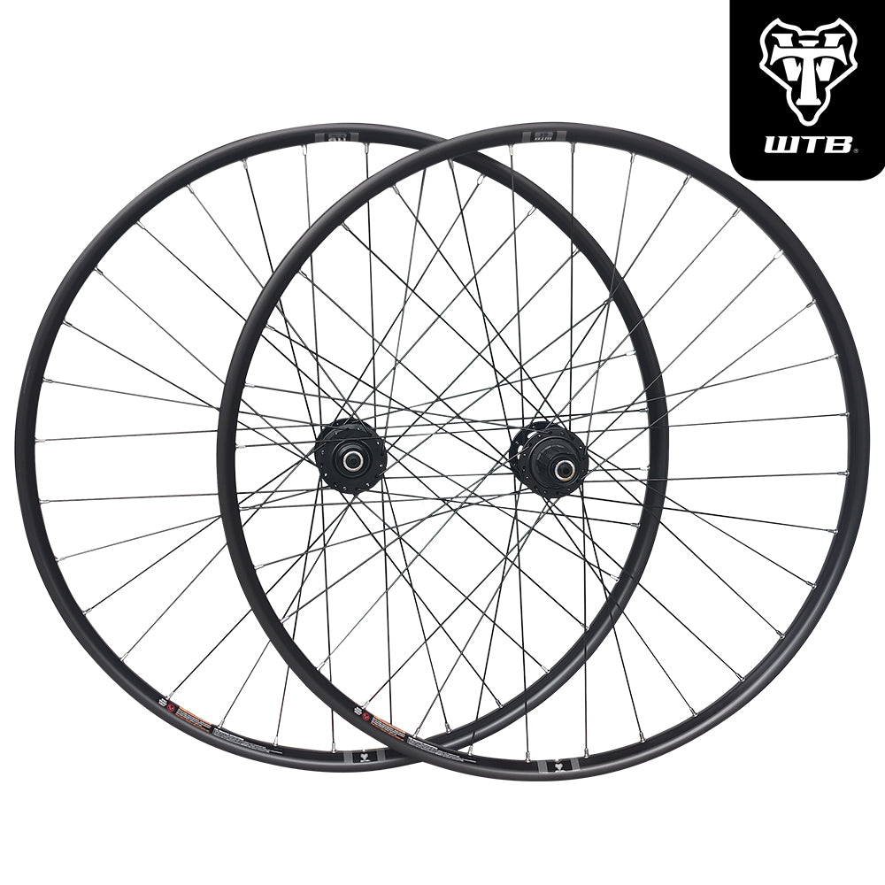 WTB SX i19 QR / THRU AXLE 700c (ETRTO 622x19) Road Hybrid CX Cyclocross Gravel Bike Wheelset 8/9/10/11/12 Speed - HG / SRAM XD/XDR - 6x Pawls Taiwan Sealed Bearings (6 Bolt) Disc Brake Hubs - 32x Black Spokes - Weight 1950g