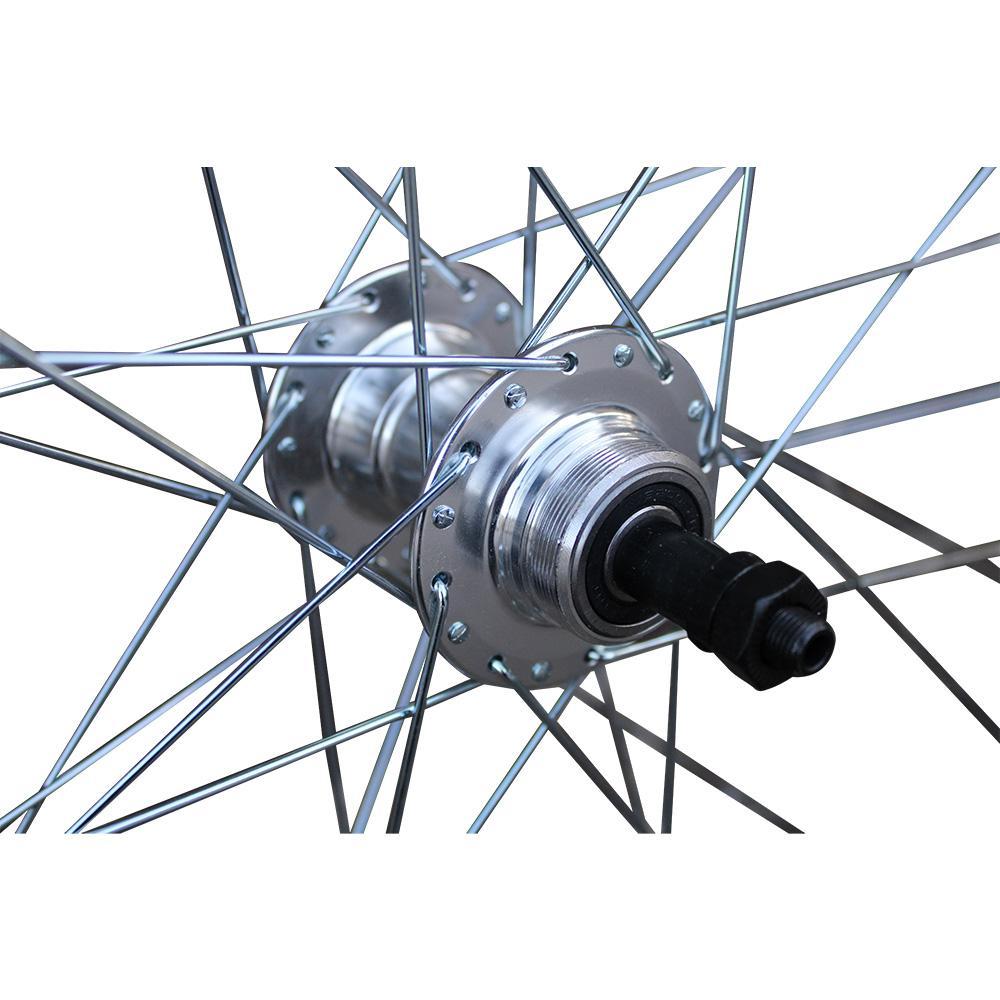 QR 700c (ETRTO 622x14) Road Racing Bike REAR Wheel 6/7 Speed Shimano Freewheel - Sealed Bearings Hub - Double Wall