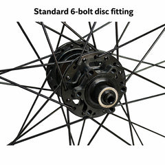 700c Road / Hybrid / CX / Gravel Rear Wheel – 6-Bolt Disc – QR / Thru Axle – 19mm Rim – Performance Hub – HG / XD / XDR – 8–12 Speed – 1030g