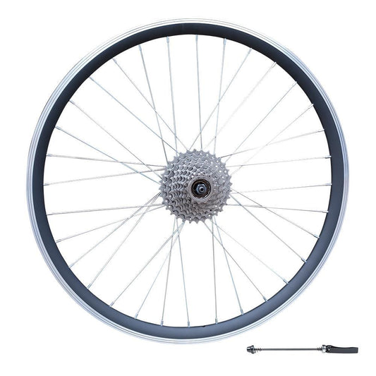 QR 27.5" 650b (ETRTO 584x19) Mountain Bike REAR wheel 8/9 Speed Freewheel - Sealed Bearings Hub - Rim & Disc Brake Compatible - Double Wall