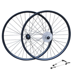 QR 26″ (ETRTO 559×20) MTB Mountain Bike DISC BRAKE Wheel Set 7/8/9/10/11 Speed - Sealed Bearings (6 Bolt) Disc Hubs