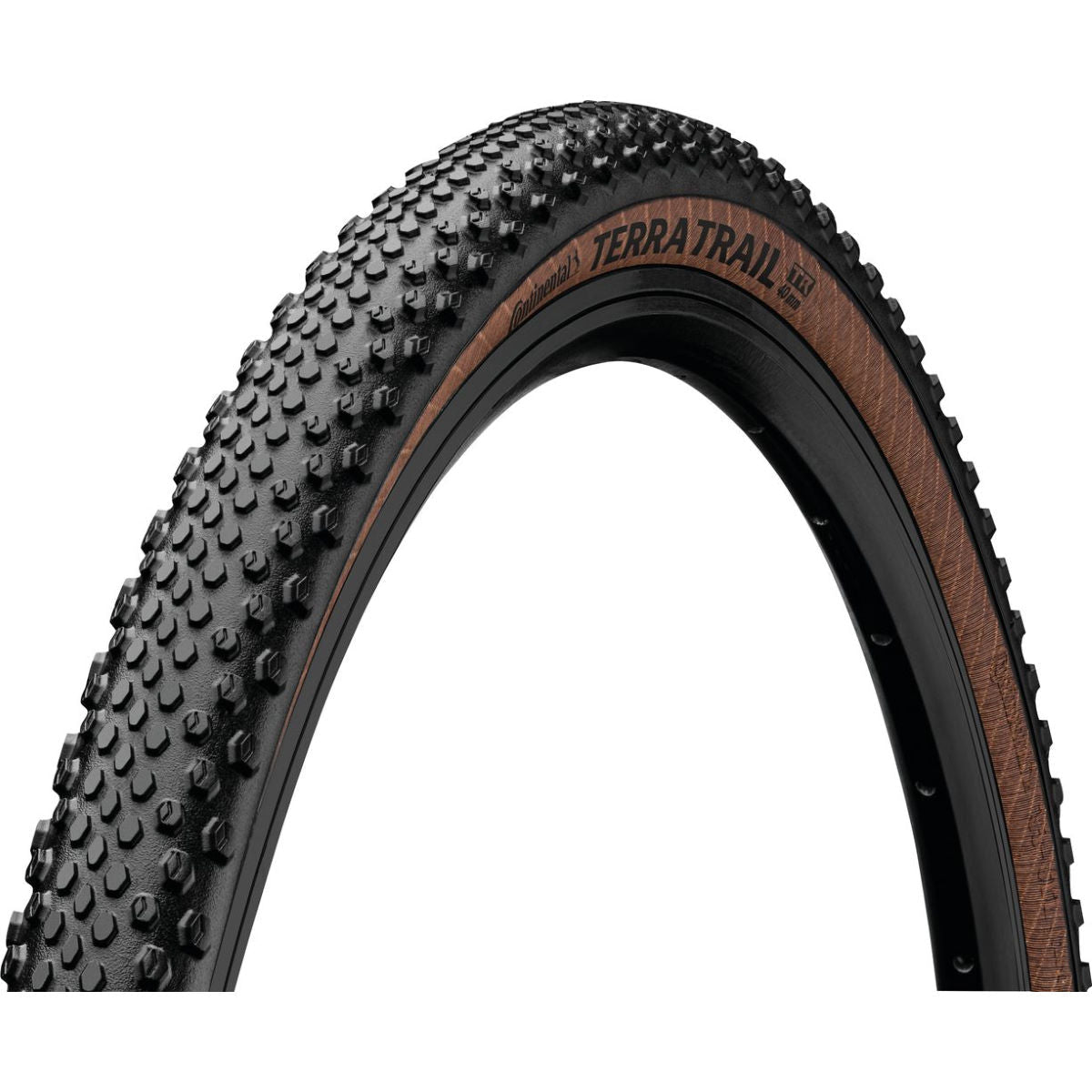 Continental Terra Trail Folding Tubeless Ready TR (700x40c) 40mm Tyre - Black/Tanwall