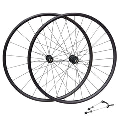 QR 700c (ETRTO 622x16) Road Racing Bike Wheel Set 7/8/9/10/11 Speed - Taiwan Sealed Bearing Hubs (Very Smooth hub) - Tubeless Compatible - Lightweight 1760g