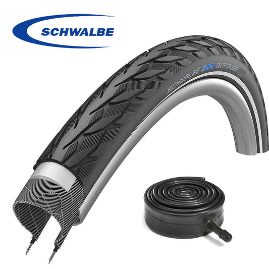 Schwalbe Delta Cruiser PLUS Tyre 700x28c - High Level 5 Puncture Protection